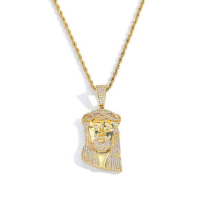 Кулон-подвеска в стиле хип-хоп с жемчугом и бриллиантами, модный тренд, американский рэп - Product Image 6