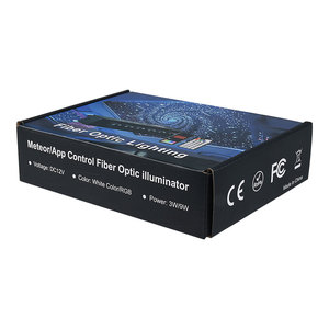 9W RGB + RF uzaktan kumanda <span class=keywords><strong>LED</strong></span> Fiber optik işıklar ve aydınlatma Meteor APP kontrol Fiber optik aydınlatıcı yeni durum - Product Image 5