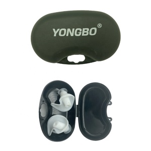 2 حزمة للماء قابلة لإعادة الاستخدام سيليكون السباحة الأذن المقابس للسباحة الاستحمام الاستحمام تصفح سدادة الأذن - Product Image 1