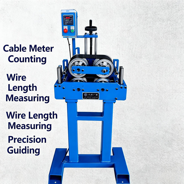High Precision Steel Wire Rope Diameter 30mm 50mm Digit Counter Meter Frame for Cable Wire Length Measuring