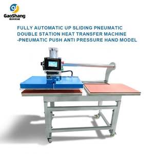 Yunqingtech Máquina de Prensa de Calor Neumática de Doble Estación para Estampado en Caliente y Sublimación de Textiles y Ropa con Deslizamiento Automático 60x80cm - Product Image 2