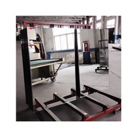 Miroir mural de fitness moderne sans cadre, pleine longueur, en verre argenté 4mm 5mm, 48 x 72 pouces, pas cher, avec motifs ovales et circulaires