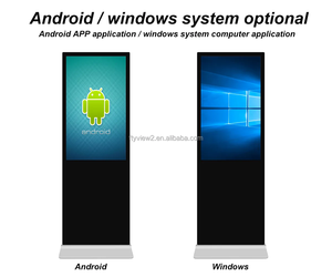 Vendita calda 43 pollici Touch Screen piano in piedi lettore Digital Signage Video <span class=keywords><strong>Display</strong></span> Lcd 4k Full hd tutto in uno - Product Image 5