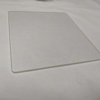 2mm 3.2mm 4mm ultra White Low Iron Tempered Glass, Heat-resistant Embossed Photovoltaic Glass, Semi Transparent