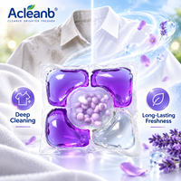 Lessives en dosettes écologiques haut de gamme 5-en-1 avec billes parfumées pour vêtements – OEM, ODM, Marque Privée, Vente au Détail