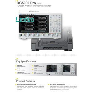 Rigol Dg5352-pro 2ch Arbitrary Waveform Function Generator 350mhz 2.5gsa/s with High-<b>speed</b> <b>Square</b> Wave as Standard Lexso - Product Image 2