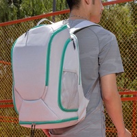 Sac à dos de sport multifonctionnel personnalisable avec logo, pour basket-ball, badminton, étudiants, grande capacité, imperméable, avec bretelles à coussin d'air
