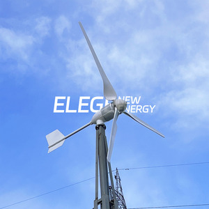 Hệ thống máy phát điện tua bin gió trục ngang 48V công suất <span class=keywords><strong>3000W</strong></span> 5000W chuyên nghiệp Elege Free Energy dùng cho gia đình - Product Image 6