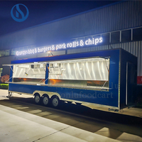 Remorque alimentaire bon marché avec équipement de cuisine de base accepte les camions de nourriture conformes aux normes européennes américaines personnalisées