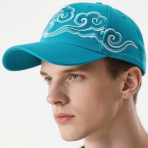 Gorra de Béisbol Trucker Deportiva de 5 Paneles de Algodón Orgánico de Perfil Bajo con Logotipo Personalizado Bordado al por Mayor - Product Image 3
