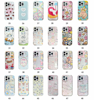 Étui de téléphone portable personnalisé avec design de dessin animé laminé double face IMD OEM