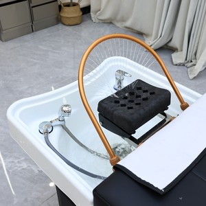 Mesa de Masaje y Lavado de Cabello Profesional de Lujo Moderna para Salón de Belleza, Cama de Champú Desmontable y Plegable Estilo Tailandés - Product Image 4