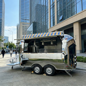 Carrito de Cocina Móvil, Remolque para Comida Rápida, Ahumador de BBQ, Remolque para Café, Camión Totalmente Equipado de Acero Inoxidable - Product Image 5