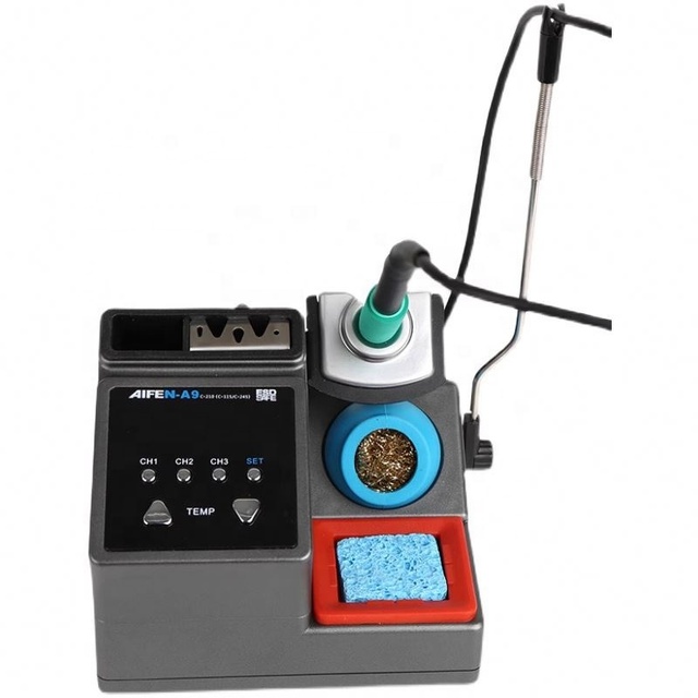 New Digital Soldering Station Soldering Iron Tip C210 C245 C115 Handle Electronic PCB BGA Welding Rework Station ZD-A9 Lead-Free