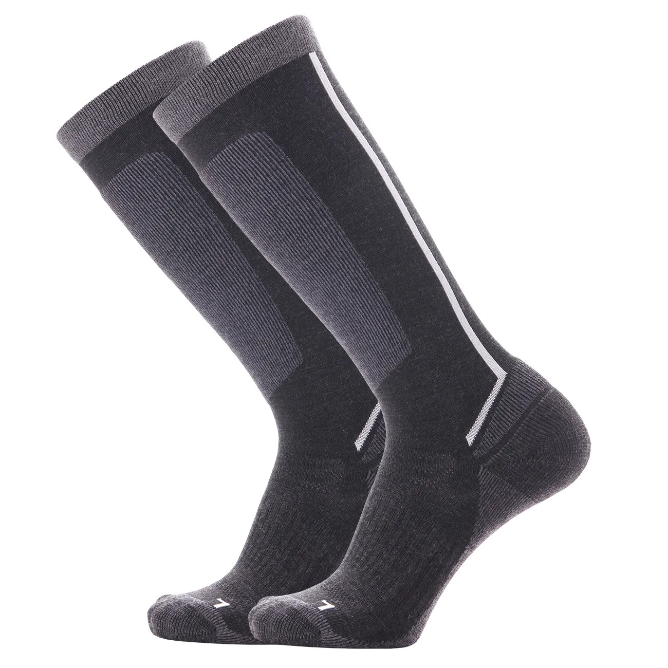 OEM Merino Wool Ski socks Polyester Acrylic Blended Yarn Winter Warm Knee High sports Socks Unisex