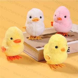 Easter <b>Egg</b> Hunt <b>Toy</b> Furry Little Yellow Chick Wind up Jumping Birdie <b>Toy</b> for Kids Party Interactive and Surprise <b>Egg</b> <b>Toys</b> Filler - Product Image 4