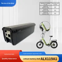 Boîtier de batterie OEM ALX119A1 avec logement de batterie intégré au tube inférieur pour vélo électrique 48V