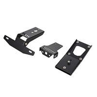 Support de plaque d'immatriculation à dégagement rapide en fer noir J-20 compatible avec Surron Ultra Bee Light Bee Moto électrique tout-terrain