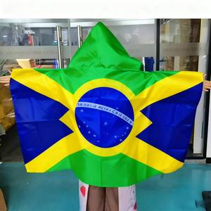 Bandiere Promozionali Personalizzate per la Coppa del Mondo 2026, Mantelle e Bandiere Nazionali Sudamericane per Tifosi di Brasile e Argentina - Product Image 2