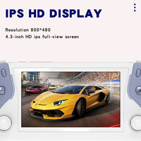 Console de jeu portable rétro Project X Pro, écran IPS 4,3 pouces, batterie longue durée 3200 mAh, lecteurs de jeux portables, vente en gros personnalisée