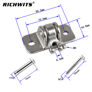 Bán buôn Yoga móc thép không gỉ 304 M10 zbh ngã ba đu võng treo Kit cho giải trí ngoài trời đu treo ghế phụ kiện - Product Image 5
