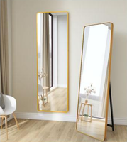 Miroir décoratif plaqué argent avec haute définition, miroir en verre trempé pour usage commercial et résidentiel de luxe