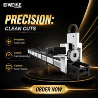 Machine de découpe laser fibre CNC économique à refroidissement par eau, conception à mandrin avant décalé, servomoteur Yaskawa, contrôle Cypcut AI LAS