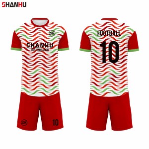 Maillots d'entraînement de match de football personnalisés <span class=keywords><strong>maillot</strong></span> de football du <span class=keywords><strong>Maroc</strong></span> uniformes équipes de football <span class=keywords><strong>maillot</strong></span> de football rouge et blanc - Product Image 2