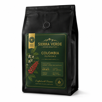 Étiquettes personnalisées pour café torréfié, sachet stand-up, impression d'autocollants en feuille d'or, pochette métallique avec vernis 3D en relief, étiquette personnalisée
