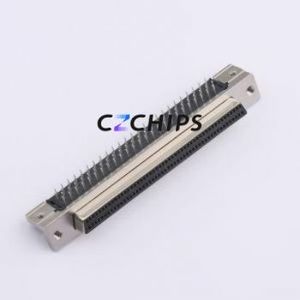 5787169-9 D-Sub/VGA Connector Bent Lead Through Hole Connector Female 100P Right Angle Insert 2 - Product Image 1