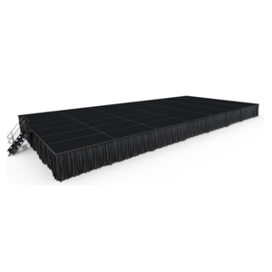 4 'x 8' thời tiết nhôm ngoài trời giai đoạn hệ thống 24 "-48" cao cho giàn hiển thị - Product Image 2