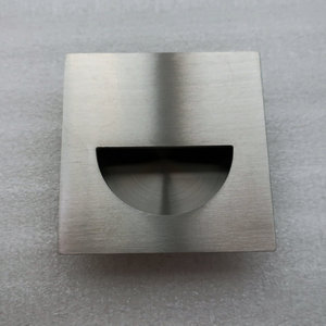 家具用キャビネット金具 ハンドル金具 ステンレス製 隠しキッチンキャビネット 引き出し ドアハンドル 指掛けハンドル - Product Image 5