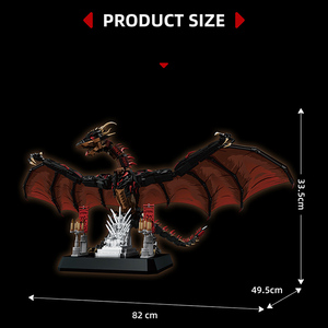 99003 <strong>Dragon</strong> Series <strong>Game</strong> <strong>of</strong> <strong>Thrones</strong> Fire <strong>Dragon</strong> Flying Dinosaur Educational Building Blocks for Kids Difficult Level Model Toy - Product Image 6