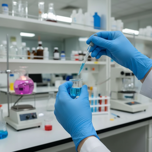 <span class=keywords><strong>Gants</strong></span> jetables en nitrile bleu Jianlong de 12 pouces, épais, <span class=keywords><strong>sans</strong></span> <span class=keywords><strong>latex</strong></span>, non stériles, pour usage domestique et examen chirurgical - Product Image 5