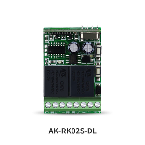 Hai kênh DC12V 315/433.92MHz không dây điều khiển từ xa thiết bị chuyển mạch Radio Receiver cho động cơ ánh sáng hệ thống báo động - Product Image 6