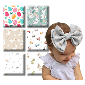 Tela de Poliéster Tejida con Estampado Digital <span class=keywords><strong>Liverpool</strong></span> Bullet, Resistente a Desgarros, Elástica, con Patrón de Burbujas Crepé, para Ropa Infantil - Product Image 1