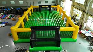 Terrain de football gonflable de sport en plein air en PVC personnalisé de 0,55 mm d'épaisseur, amusement pour enfants, installation facile, capacité de 1000 kg, <span class=keywords><strong>château</strong></span> CE - Product Image 2