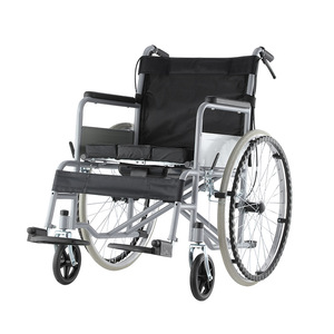 Lechi Manual <b>Folding</b> Lightweight Wheelchair With <b>Commode</b> Portable For Elderly And Disabled Mobility Aid - Product Image 3