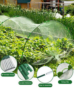 Convient pour toutes les saisons serre cerceaux de jardin pour profiter de porduce frais - Product Image 1