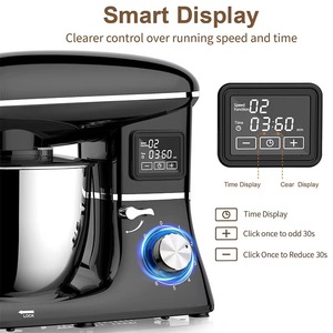 <span class=keywords><strong>Robot</strong></span> Pâtissier et Boulanger de 1000W à 2000W, Pétrisseur de Pâte <span class=keywords><strong>pour</strong></span> Gâteaux et Pains, 6L 7L 8L, Appareil de Cuisine Professionnel - Product Image 5