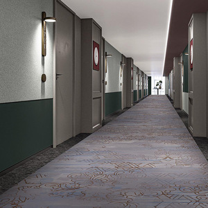 พรมไนลอนพิมพ์ลายผลิตด้วยเครื่องจักร ซักได้ กันลื่น ป้องกันคราบสกปรก ต้านเชื้อแบคทีเรีย สำหรับห้องประชุม - Product Image 2