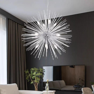 Lampadario a LED a forma di <span class=keywords><strong>riccio</strong></span>, altezza regolabile, corpo oro/argento, per ristorante, camera da letto, lampada a sfera, a forma di <span class=keywords><strong>riccio</strong></span> di mare, per centro commerciale, <span class=keywords><strong>hotel</strong></span> - Product Image 4