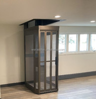 Wemet Villa ascenseur en acier inoxydable ascenseur domestique résidentiel ascenseur avec cabine de fantaisie pour maison