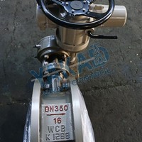 Válvula de Mariposa con Brida de Acero Inoxidable, Cuerpo 304, Disco Revestido de PTFE, Triple Offset, Alto Rendimiento, Servicio para Refinerías