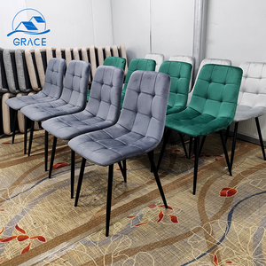 <span class=keywords><strong>Chaise</strong></span> de salle à manger moderne en gros, dossier haut, polyvalente, revêtement en <span class=keywords><strong>velours</strong></span>, design contemporain, maison, <span class=keywords><strong>bureau</strong></span>, bar, appartement, lumière - Product Image 4