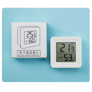 เครื่องวัดอุณหภูมิและความชื้นดิจิตอลขนาดเล็กในร่มพร้อมจอแสดงผล LCD สำหรับใช้ในบ้านและสำนักงาน - Product Image 4