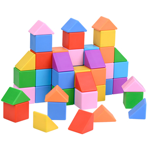 Jouets éducatifs Montessori pour enfants blocs de construction magnétiques bricolage <span class=keywords><strong>Puzzle</strong></span> magnétique jouets pour enfants 32 pièces <span class=keywords><strong>Cubes</strong></span> magnétiques 3.3cm - Product Image 3