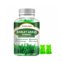 Supplément d'extrait de graine d'herbe d'orge de marque privée Ausreson Supergreens Gommes à base de vitamine C et d'herbe d'orge