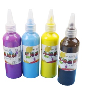 Bouteille de 60ml Non toxique, peinture trempée lavable, idéale pour la peinture et les artistes professionnels - Product Image 2