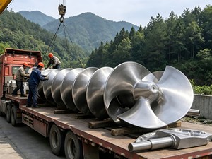 Générateur d'énergie libre 150KW-2MV, système de turbine hydroélectrique Pelton à volant d'inertie pour guide-vanes mobiles hydroélectriques de 50 kW - Product Image 5